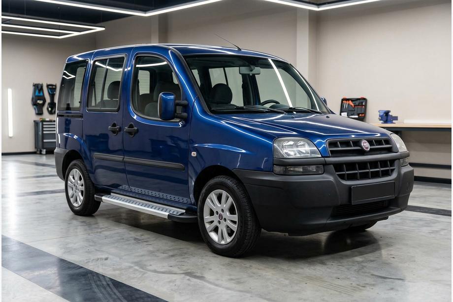 Fiat Doblo I 2005–2010 Bočne stopnice New Vision Grey (2 kos, aluminij) Image