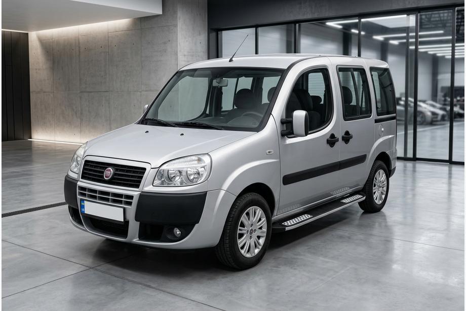 Fiat Doblo I 2005–2010 Bočne stopnice Tayga V2 (2 kosa, aluminij) Image