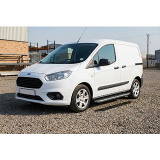 Stranske stopnice BlackLine (2 kos, aluminij) Ford Courier 2014–2023 fotografija 1