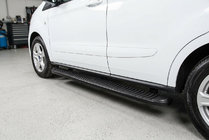 Ford Courier 2014–2023 Stranski pragovi Tayga Black (2 kosa, aluminij) fotografija 1