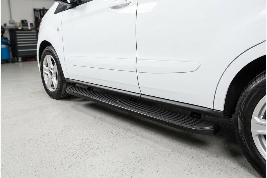 Ford Courier 2014–2023 Stranski pragovi Tayga Black (2 kosa, aluminij) Image