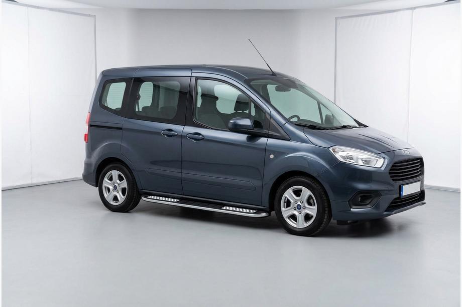 Ford Courier 2014–2023 Bočne stopnice Tayga V2 (2 kosa, aluminij) Image