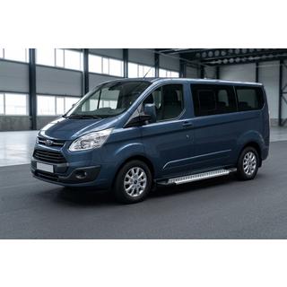 Bočne stopnice New Vision Grey (2 kos, aluminij) Ford Custom 2013–2022 fotografija 1