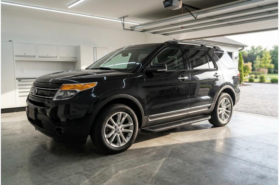 Ford Explorer 2011–2019 Stranski pragovi Tayga Black (2 kosa, aluminij) Image
