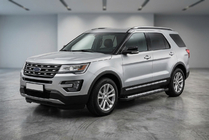 Ford Explorer 2011–2019 Stranske stopnice New Vision Black (2 kosa, aluminij) fotografija 1