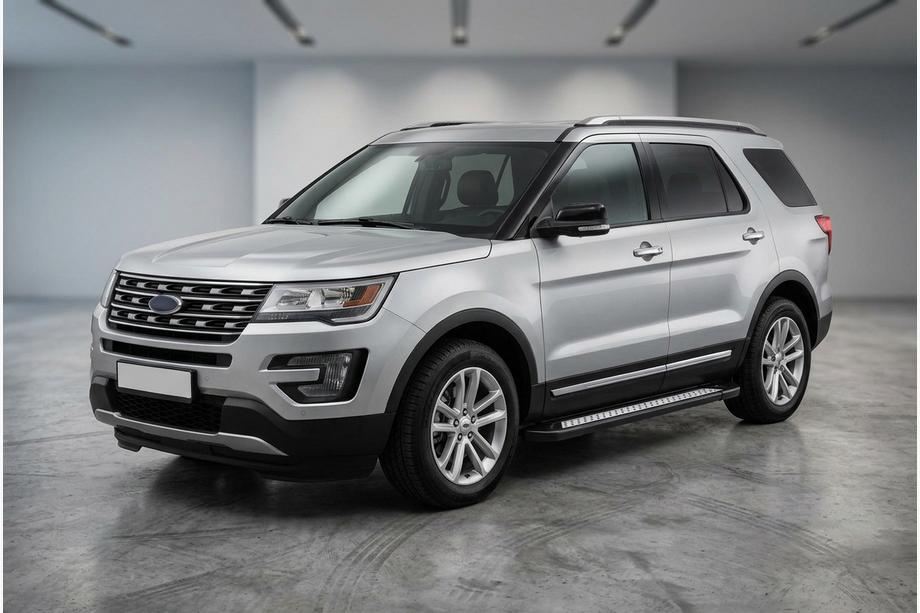 Ford Explorer 2011–2019 Stranske stopnice New Vision Black (2 kosa, aluminij) Image