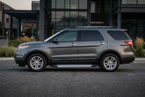 Ford Explorer 2011–2019 Bočne stopnice New Vision Grey (2 kos, aluminij) fotografija 1