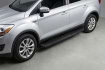 Ford Kuga 2008–2013 Stranski pragovi Tayga Black (2 kosa, aluminij) fotografija 1