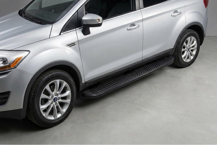 Ford Kuga 2008–2013 Stranski pragovi Tayga Black (2 kosa, aluminij) Image