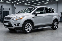 Ford Kuga 2008–2013 Bočne stopnice New Vision Grey (2 kos, aluminij) fotografija 1