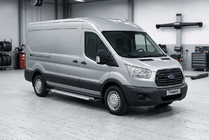 Ford Transit 2014– Bočne stopnice New Vision Grey (2 kos, aluminij) L2 (dolga)/L3 (podaljšana) fotografija 1