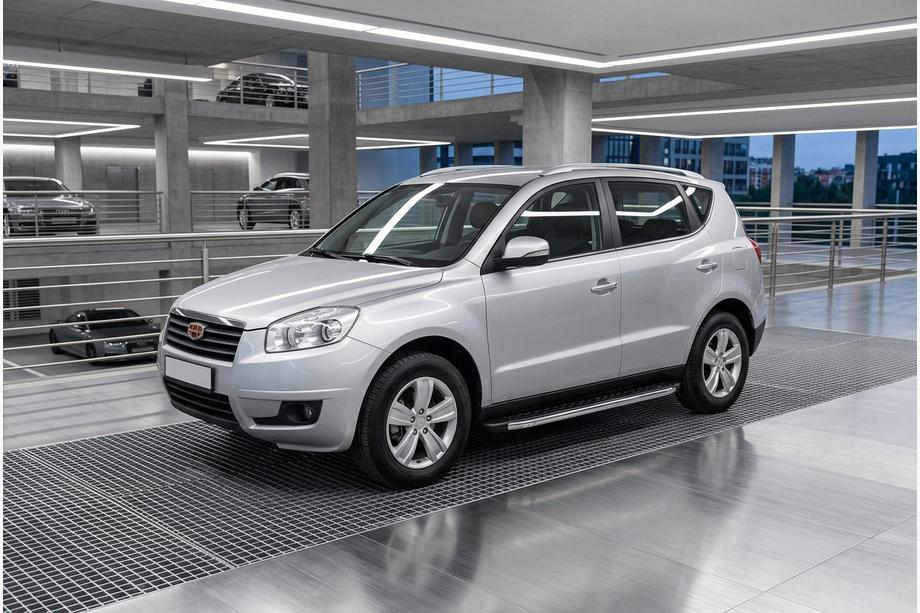 Geely Emgrand X7 2011– Stranske stopnice BlackLine (2 kos, aluminij) Image