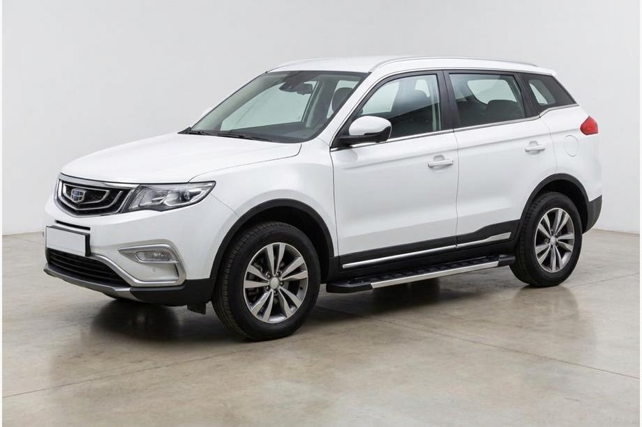 Geely Emgrand X7 2011– Stranske stopnice RedLine Black (2 kosa, aluminij) Image