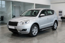 Geely Emgrand X7 2011– Stranske stopnice New Vision Black (2 kosa, aluminij) fotografija 1
