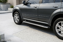 GreatWall Haval/Hover H3 2005–2013 Stranske stopnice BlackLine (2 kos, aluminij) fotografija 1
