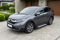Honda CRV 2017–2022 Bočne stopnice New Vision Grey (2 kos, aluminij) fotografija 1