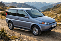 Honda HR-V 1998–2006 Stranske stopnice BlackLine (2 kos, aluminij) fotografija 1