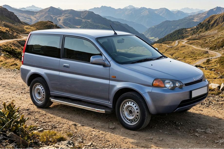Honda HR-V 1998–2006 Stranske stopnice BlackLine (2 kos, aluminij) Image