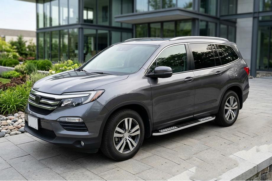 Honda Pilot 2015–2022 Bočne stopnice Tayga V2 (2 kosa, aluminij) Image