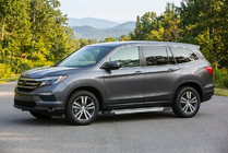 Honda Pilot 2015–2022 Bočne stopnice New Vision Grey (2 kos, aluminij) fotografija 1