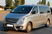 Hyundai H300, H1, Starex 2008–2020 Stranski pragovi Line (2 kosa, aluminij) fotografija 1