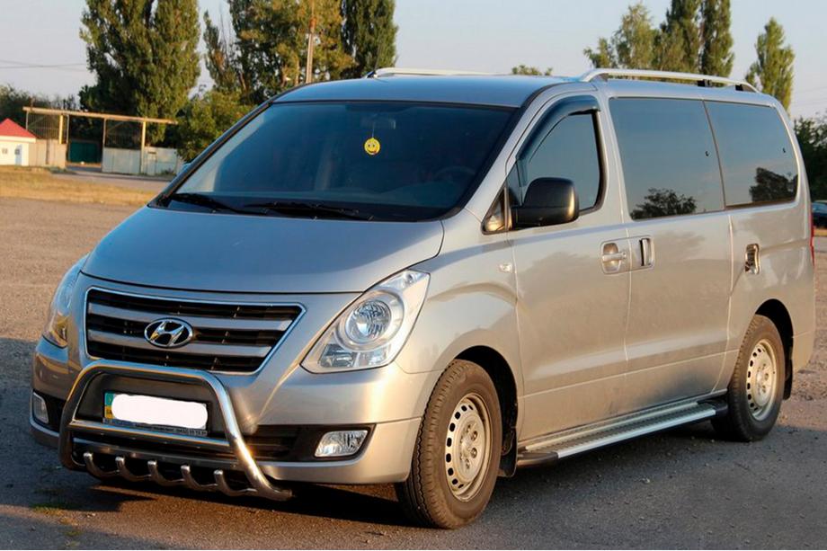 Hyundai H300, H1, Starex 2008–2020 Stranski pragovi Line (2 kosa, aluminij) Image