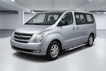 Hyundai H300, H1, Starex 2008–2020 Stranske stopnice Sunrise (2 kosa, aluminij) fotografija 1