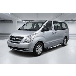 Stranske stopnice Sunrise (2 kosa, aluminij) Hyundai H300, H1, Starex 2008–2020 fotografija 1