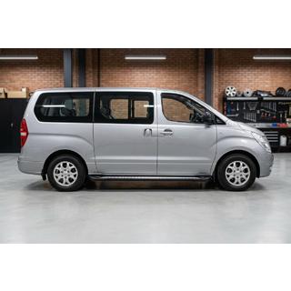 Stranski pragovi New Vision Black (2 kos, aluminij) Hyundai H300, H1, Starex 2008–2020 fotografija 1