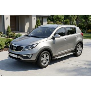 Bočne stopnice New Vision Grey (2 kos, aluminij) Kia Sportage 2010–2015 fotografija 1