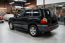 Hyundai Santa Fe 1 2000–2006 Stranski pragovi Tayga Black (2 kosa, aluminij) fotografija 1