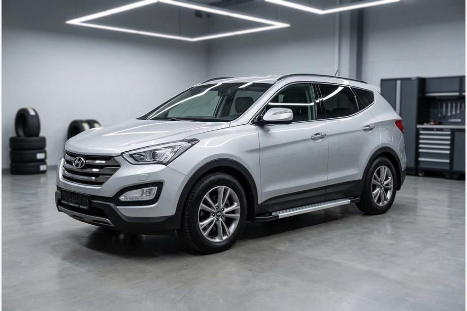 Hyundai Santa Fe 3 2012–2018 Bočne stopnice New Vision Grey (2 kos, aluminij) Image