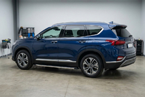Hyundai Santa Fe 4 2018–2023 Stranske stopnice BlackLine (2 kos, aluminij) fotografija 1