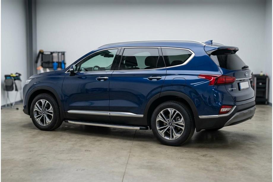 Hyundai Santa Fe 4 2018–2023 Stranske stopnice BlackLine (2 kos, aluminij) Image