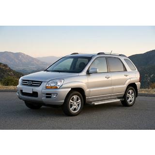 Bočne stopnice New Vision Grey (2 kos, aluminij) Kia Sportage 2004–2010 fotografija 1