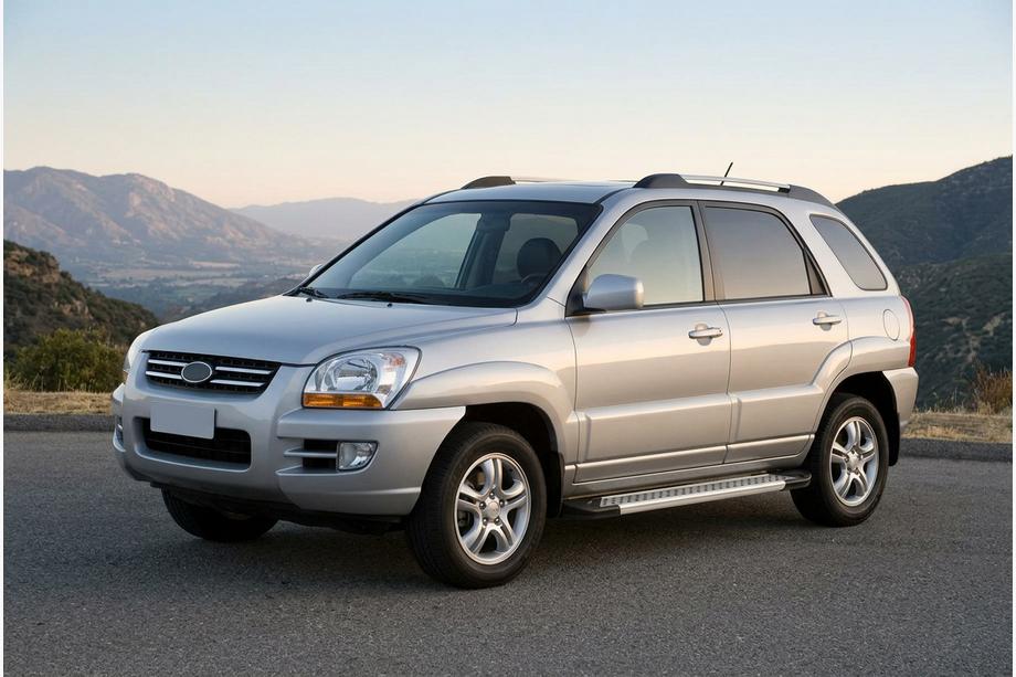 Kia Sportage 2004–2010 Bočne stopnice New Vision Grey (2 kos, aluminij) Image