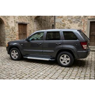 Bočne stopnice New Vision Grey (2 kos, aluminij) Jeep Grand Cherokee WK 2004–2010 fotografija 1