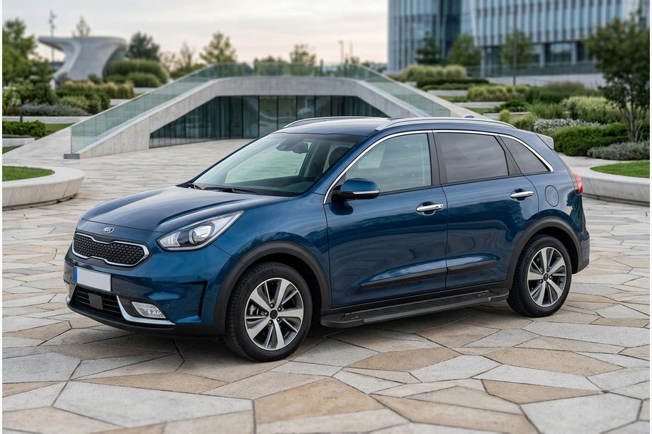Kia Niro 2016–2021 Stranske stopnice RedLine Black (2 kosa, aluminij) Image