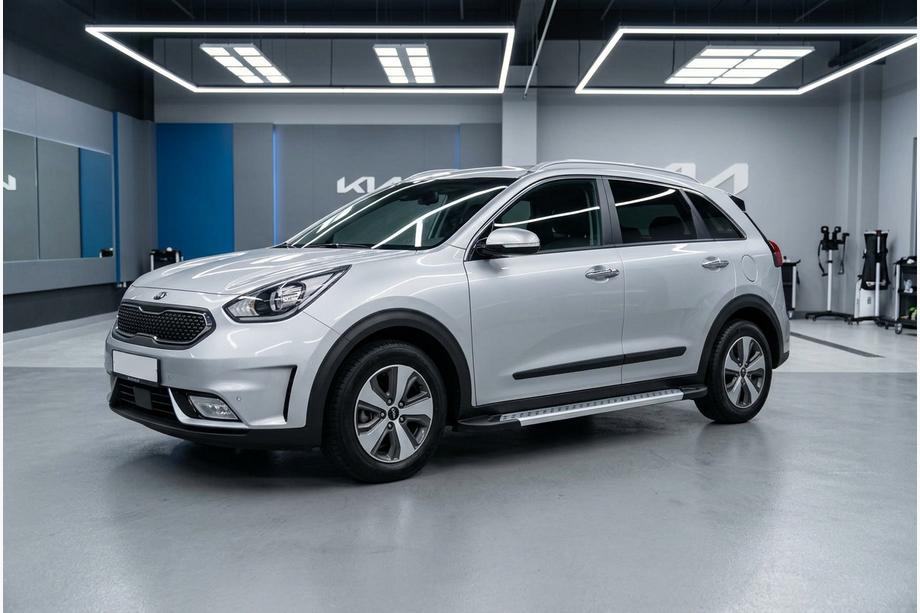 Kia Niro 2016–2021 Bočne stopnice New Vision Grey (2 kos, aluminij) Image