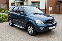 Kia Sorento I BL 2002–2009 Bočne stopnice New Vision Grey (2 kos, aluminij) fotografija 1