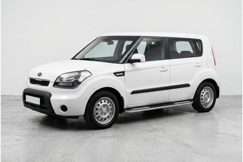 Kia Soul I 2008–2013 Bočne stopnice Tayga V2 (2 kosa, aluminij) Image