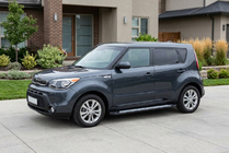 Kia Soul II 2013–2018 Stranske stopnice New Vision Black (2 kosa, aluminij) fotografija 1