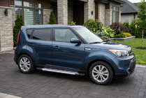Kia Soul II 2013–2018 Stranske stopnice New Vision Grey (2 kos, aluminij) fotografija 1