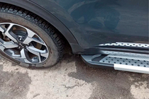 Kia Sportage 2015–2021 Bočne stopnice New Vision Grey (2 kos, aluminij) fotografija 2