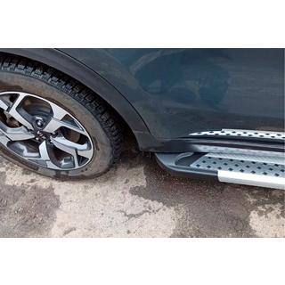 Bočne stopnice New Vision Grey (2 kos, aluminij) Kia Sportage 2015–2021 fotografija 2