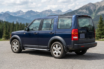 Land Rover Discovery III 2004–2009 Stranske stopnice New Vision Black (2 kosa, aluminij) fotografija 1