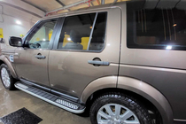 Land Rover Discovery III 2004–2009 Bočne stopnice Tayga V2 (2 kosa, aluminij) fotografija 6