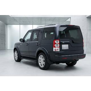 Stranski pragovi Tayga Black (2 kosa, aluminij) Land Rover Discovery IV 2009–2017 fotografija 2