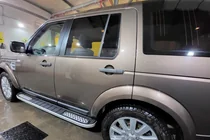 Land Rover Discovery IV 2009–2017 Bočne stopnice Tayga V2 (2 kosa, aluminij) fotografija 4