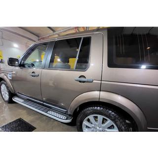 Bočne stopnice Tayga V2 (2 kosa, aluminij) Land Rover Discovery IV 2009–2017 fotografija 4